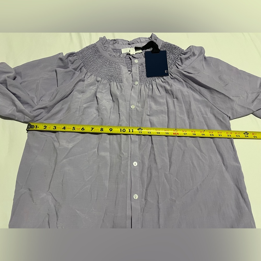 Pomander Place 3/4 Sleeve Blouse Pomander Place Size XL PURPLE 3/4 sleeve NWT - Picture 11 of 16